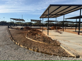 Concrete work at Magnolia RV Waco Texas, Texas