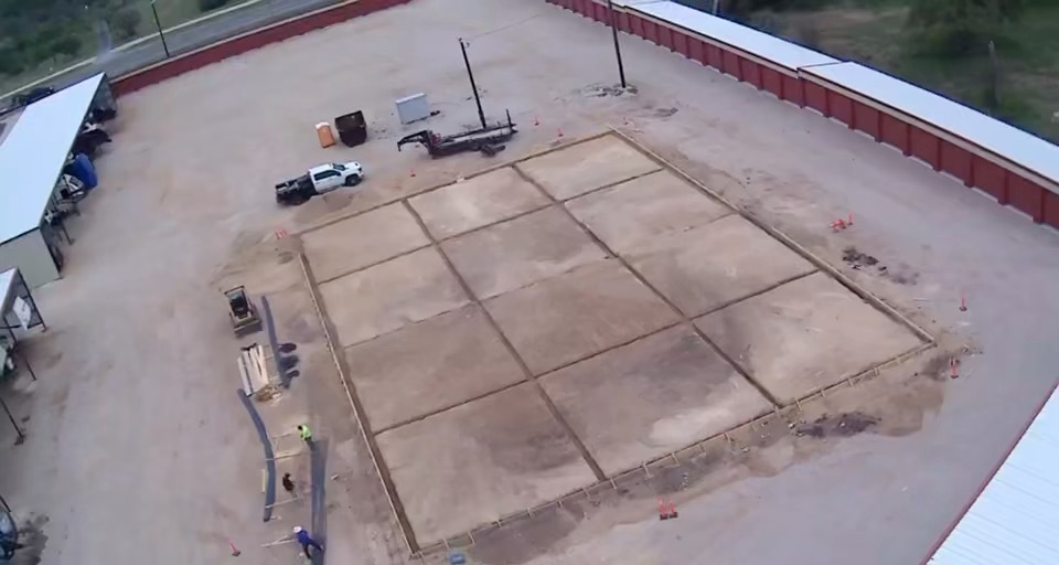 SHOP foundation BURNET, Texas 9600 ft.² getting ready to pour tomorrow mornin...